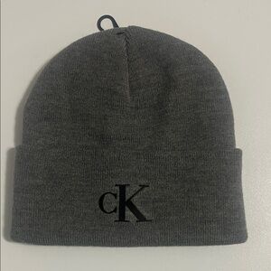 Calvin Klein Kids Charcoal Knit Hat